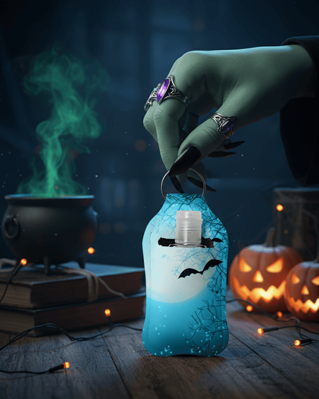 Halloween Hand Sanitizer Keychains