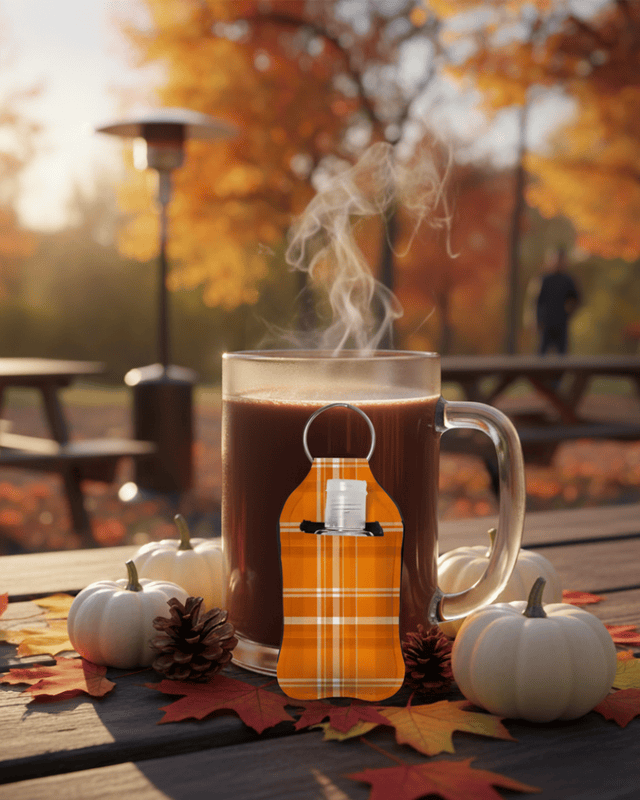 Autumn Hand Sanitizer Keychains