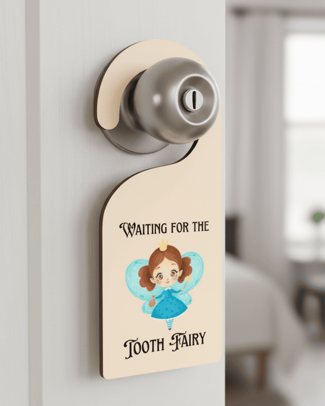Waiting for the Tooth Fairy Door Hanger