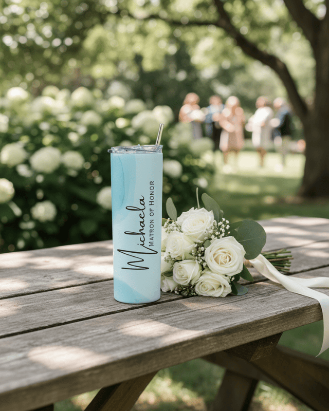 Personalized Wedding Party Tumbler