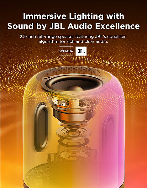 Govee RGBICWW Table Lamp 2 Pro Sound by JBL - UNBOXED DEAL