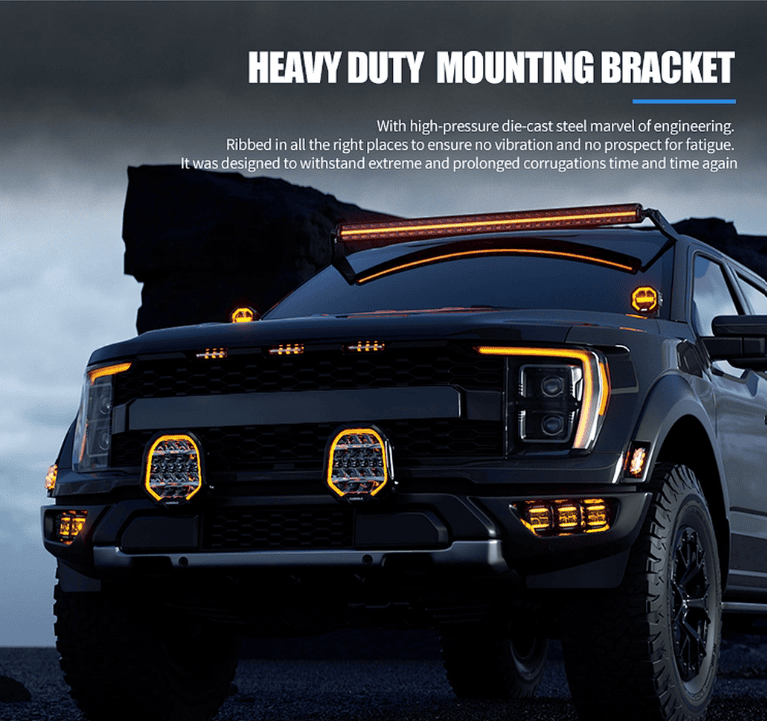 Aurora 7" Offroad Truck LED Working/Driving Fog Light [PAIR]