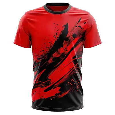 Graphic Print Polo T-shirt