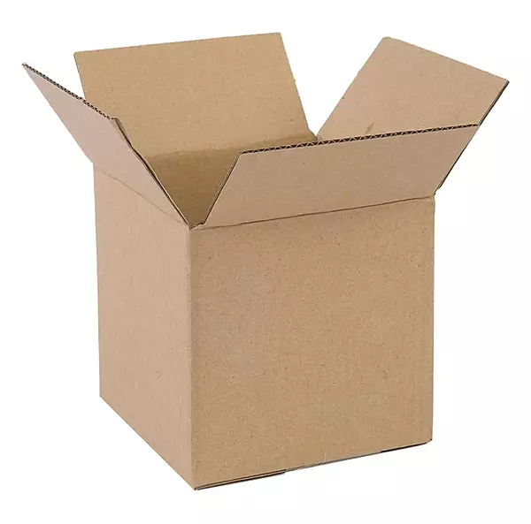 100 6x6x6 Kraft Cardboard Shipping Box