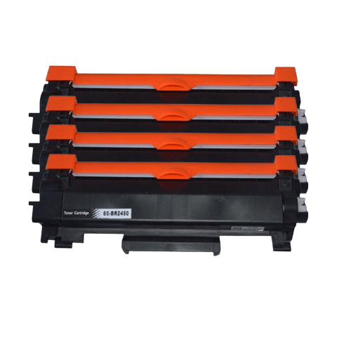 Premium Compatible Toner with New Chip (Replacement for TN-2450) for  Brother HL L2350DW HL L2375DW HL L2395DW (Pack of 4)