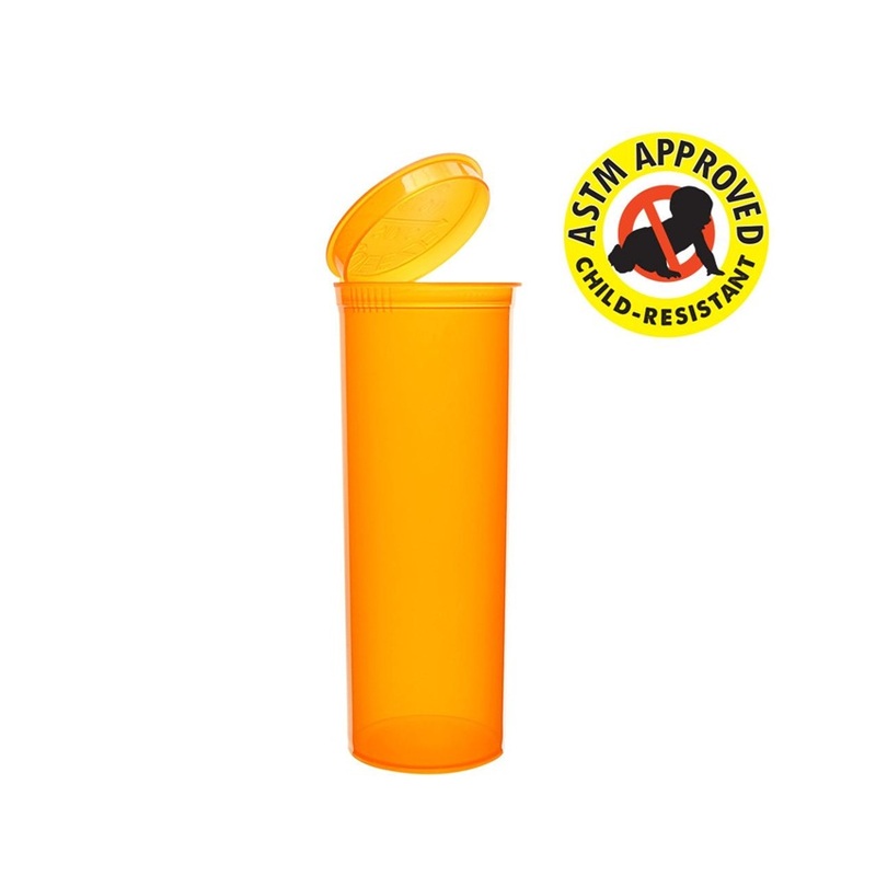 Philips Rx Pop Top Bottle - Translucent Amber- 60 dram - 75 Units