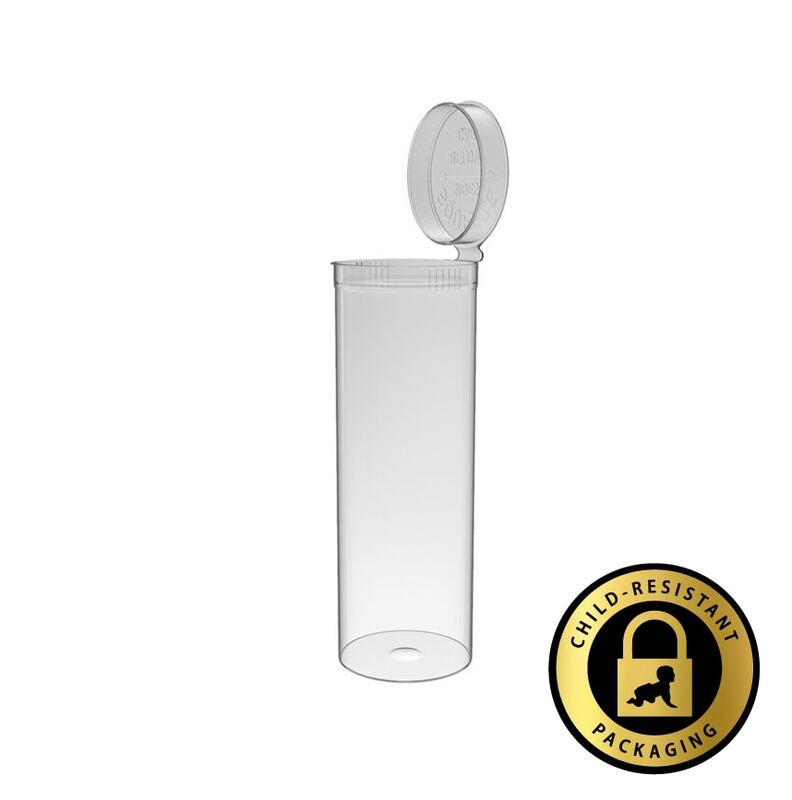 Philips Rx Pop Top Bottle - Translucent Clear- 60 dram - 75 Units