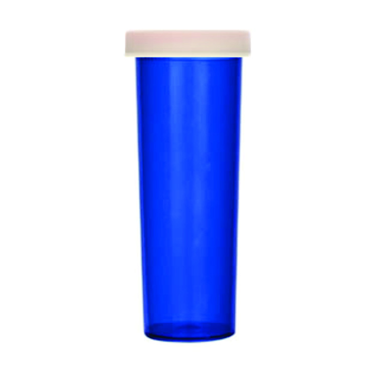 Push & Turn Child Resistant Bottles - Blue - 60 dram (115 units/Box)