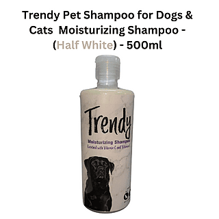 Trendy Pet Shampoo Moisturizing Shampoo - (Half White) - 500 ml