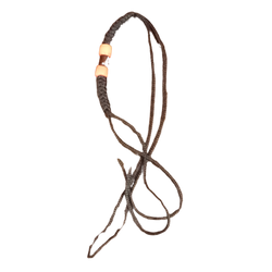 Red and Black Beads with Black thread for wrist wearing
