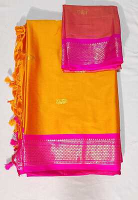 J536: Ready To Ship Beautiful Paithani Saree With Unstitched Blouse