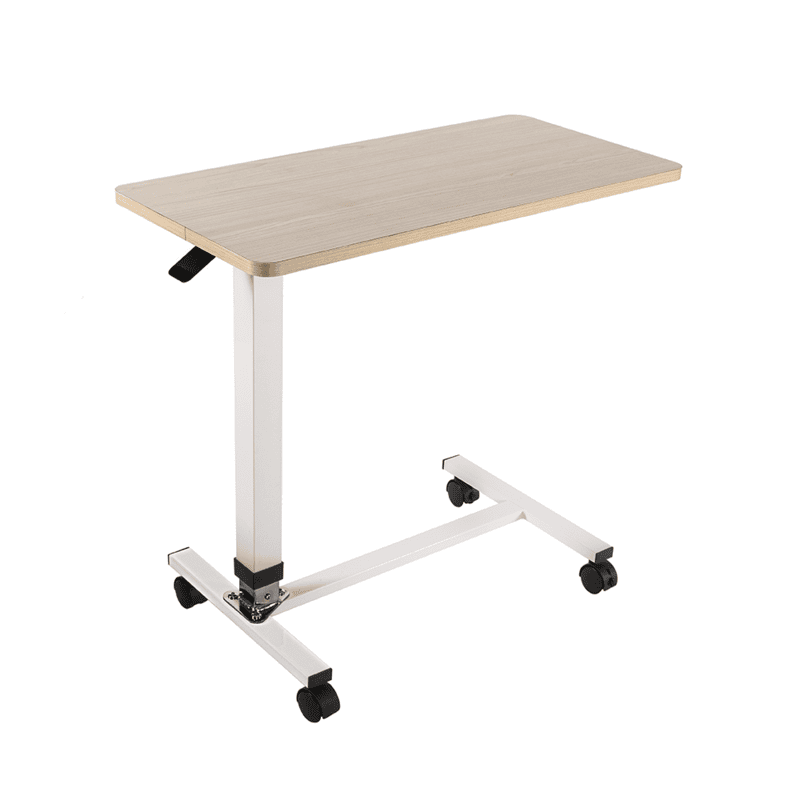 6001 standard over-bed table w/lever