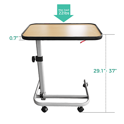 6002 manual over-bed table tilt-top 6002 manual over-bed table tilt-top
