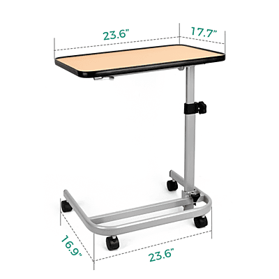 6002 manual over-bed table tilt-top 6002 manual over-bed table tilt-top