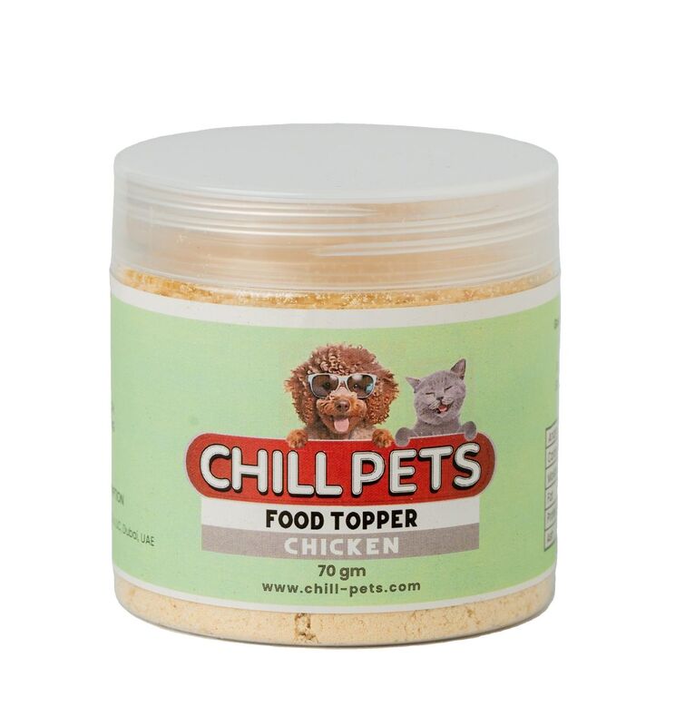 Chill Pets Food Topper for Dogs and Cats, Chicken flavour, 70g