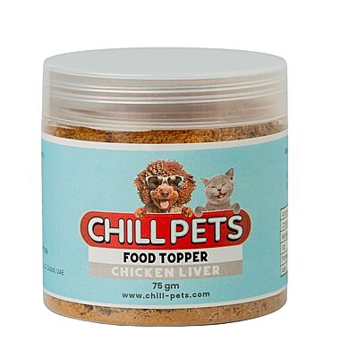 Chill Pets Food Topper for Dogs and Cats Chicken Liver 75g