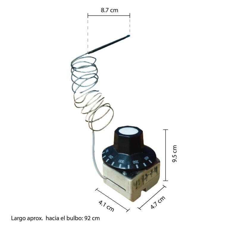 419774 KIT TERMOSTATO ELECTRICO DE 75º A 400ºC