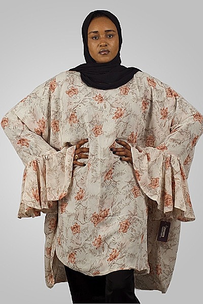SOFT PETAL CAPE