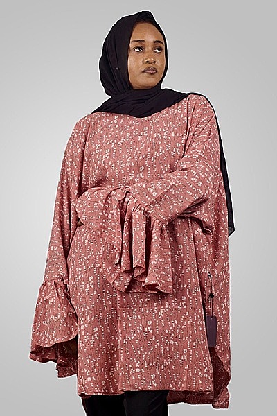 PEACHY PETAL CAPE