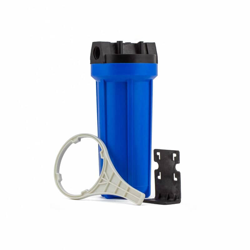 SUPERPURE Blue 10 inch Housing with 3/4 inch Ports SUPERPURE Blue 10 inch Housing with 3/4 inch Ports