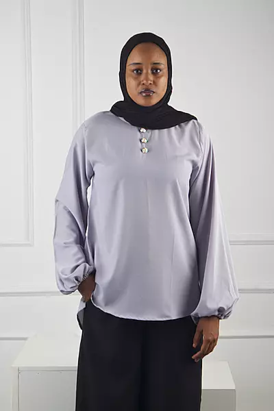BUBBLE GRAY TOP