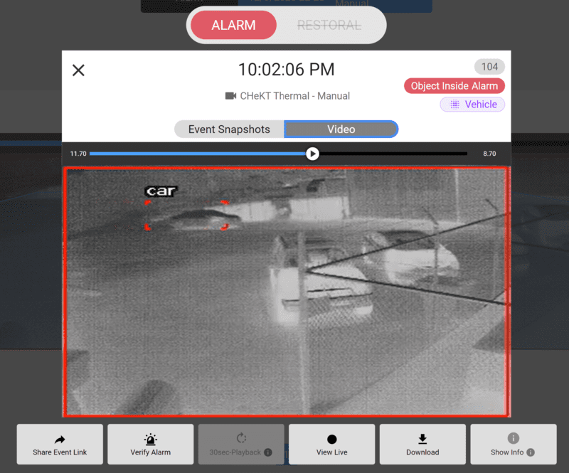 CHeKT AI Outdoor Dual Lens - HD and Thermal CHeKT AI Outdoor Dual Lens - HD and Thermal
