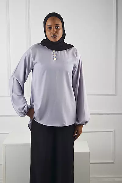 BUBBLE GRAY TOP
