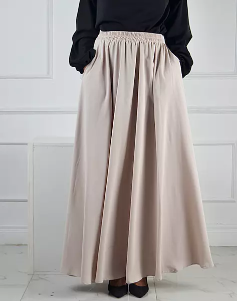 FLOW NUDE SKIRT