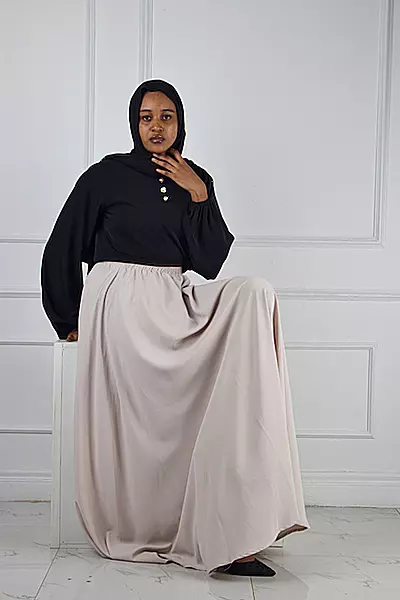 FLOW NUDE SKIRT