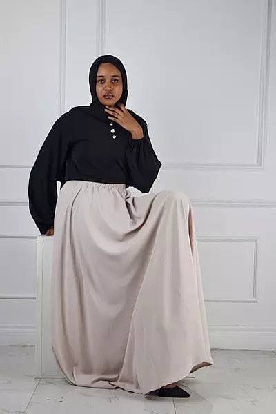 FLOW NUDE SKIRT