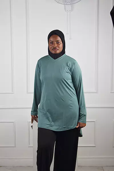 SEA GREEN TOP