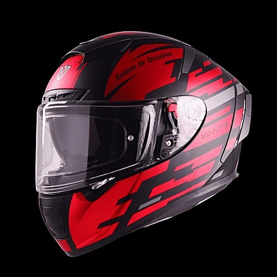YOUTH STEELBIRD SBH-57 ISS FIGHTER GLOSSY BLACK C/V 580 WITH EXTRA SMOKE VISOR