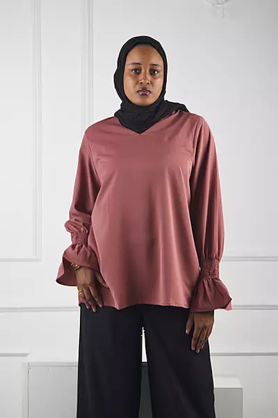 BUBBLE PLUM TOP