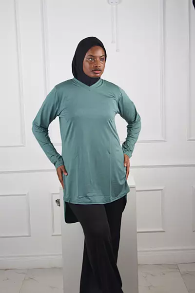 SEA GREEN TOP