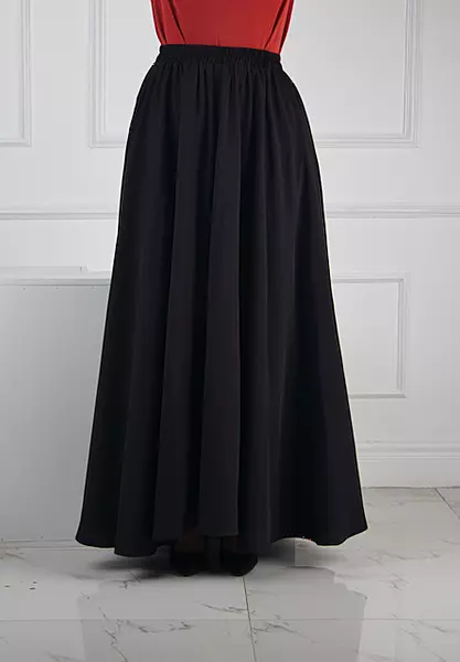FLOW BLACK SKIRT