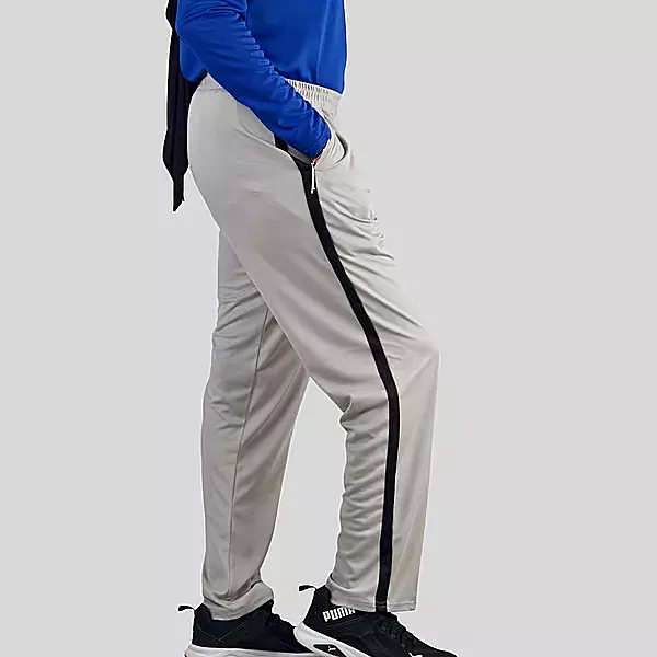 GREY WITH BLACK LINE TROUSER