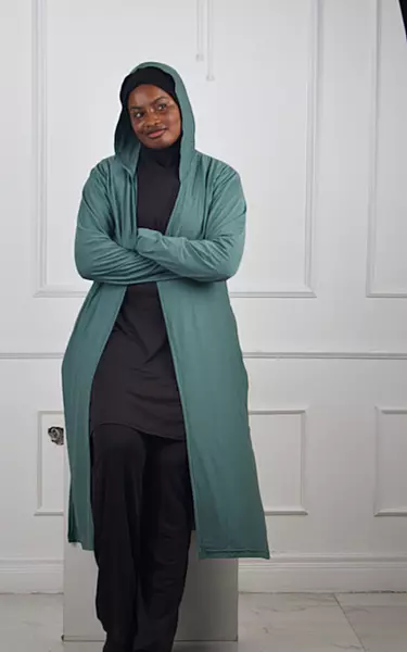 SEA GREEN KIMONO
