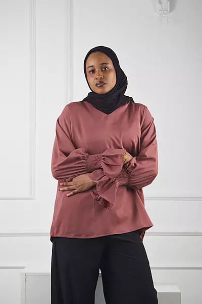 BUBBLE PLUM TOP