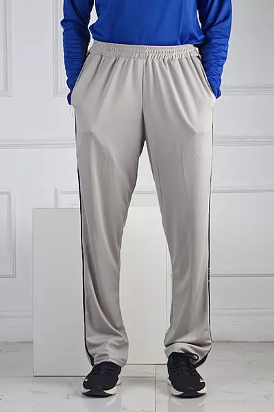 GREY WITH BLACK LINE TROUSER