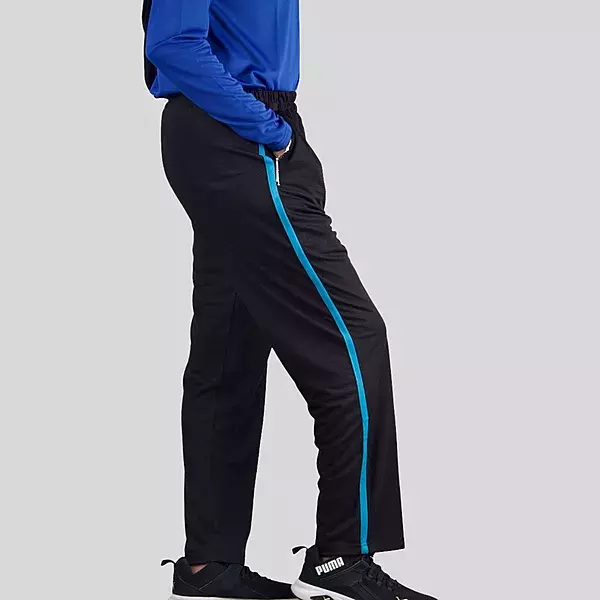 BLACK WITH BLUE LINE TROUSER