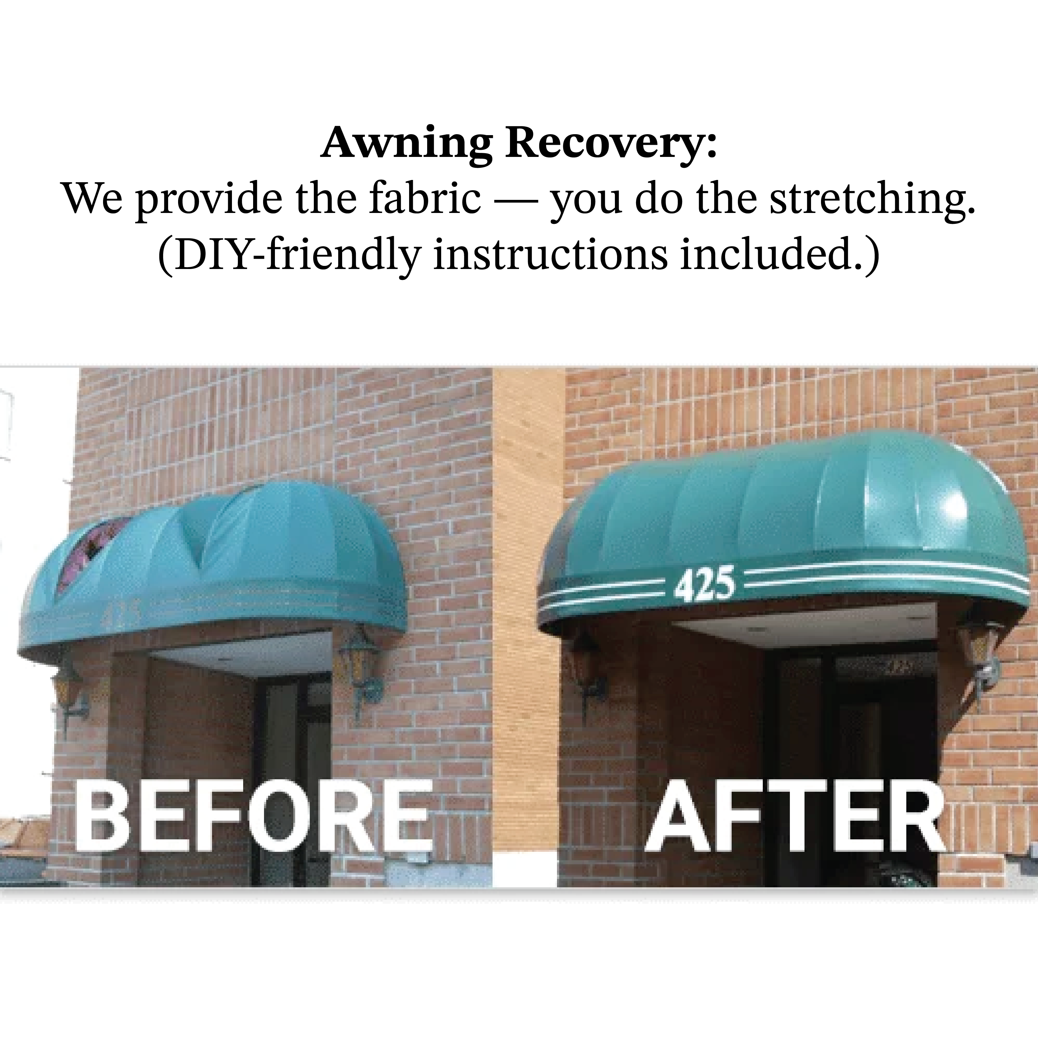 Beaufort Forest Green/Natural 6 Bar Sunbrella Shade SKU 4806-0000