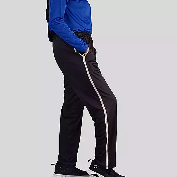 BLACK WITH GREY LINE TROUSER