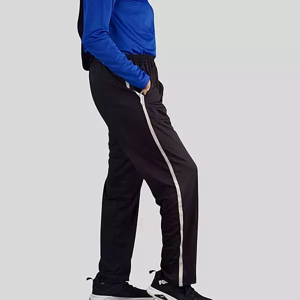 BLACK WITH GREY LINE TROUSER