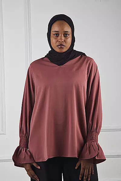 BUBBLE PLUM TOP