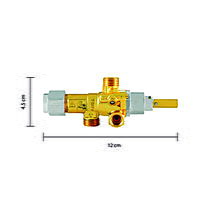 Válvula de paso con sistema de seguridad A60