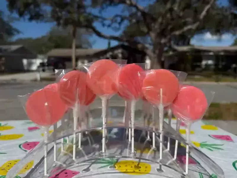 Bubble Gum Flavour Lollipop Bubble Gum Flavour Lollipop