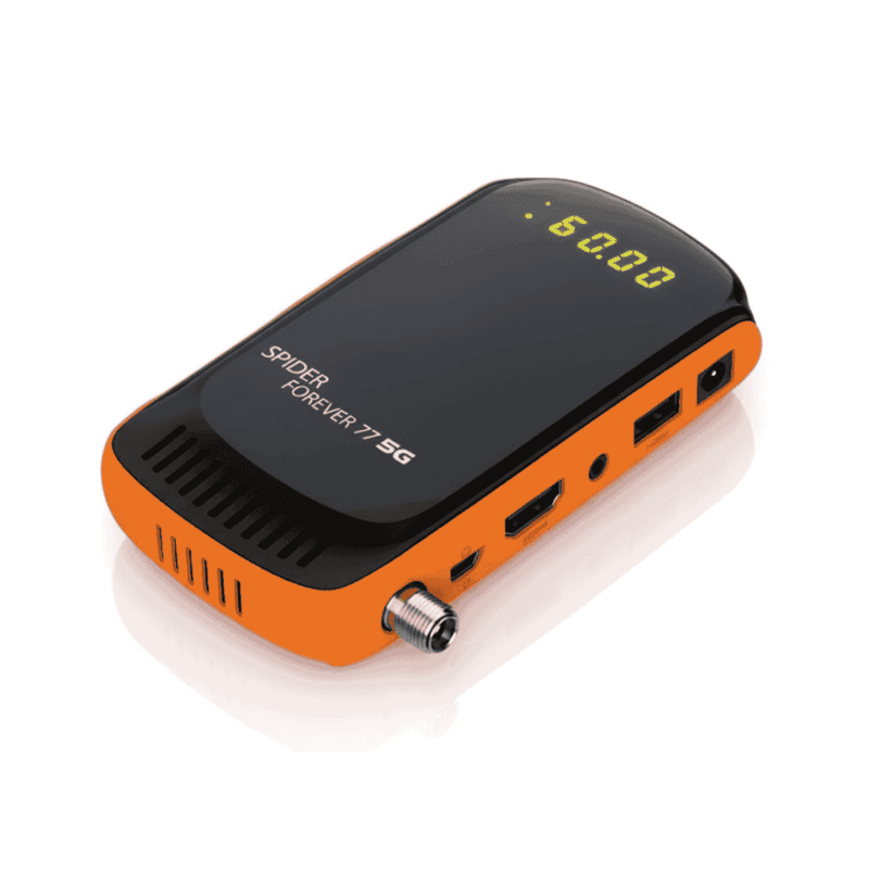 Spider Satellite Receiver Tv Box WIFI MODEL FOREVER 77 5G | SPIDER