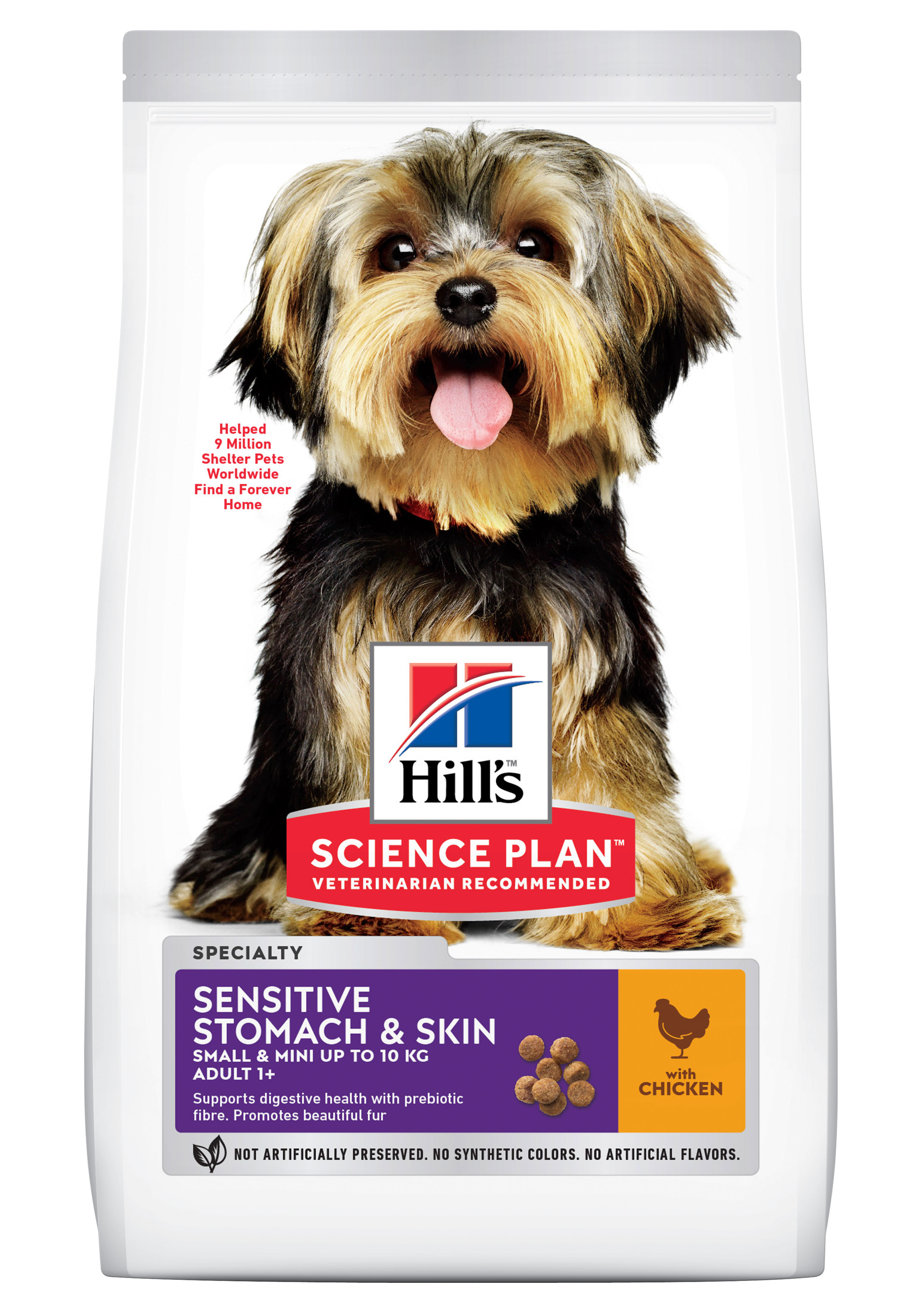 Hills Science Plan Canine Adult Sensitive Stomach & Skin Small & Mini w/Chicken 1.5kg Hills Science Plan Canine Adult Sensitive Stomach & Skin Small & Mini w/Chicken 1.5kg