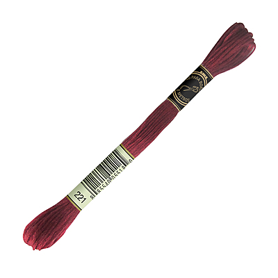 Madejas Hilo Bordar Color 221 Paquete por 6 Madejas por 8 Metros