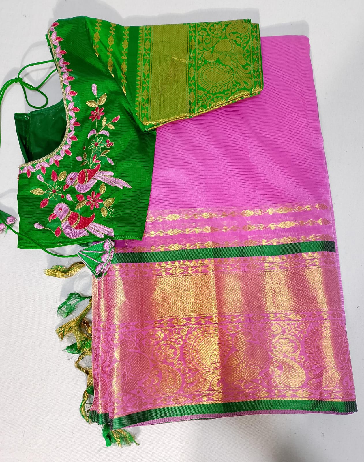 N258: Ready To Ship Beautiful Saree With Stitched Blouse